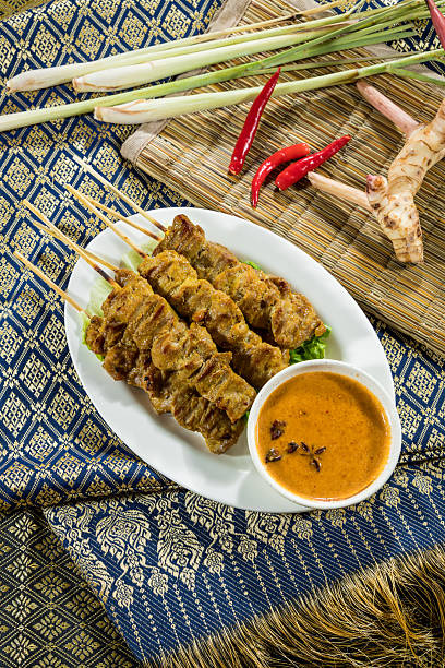 istock southeast asian satay skewers with peanut sauce 2250618879