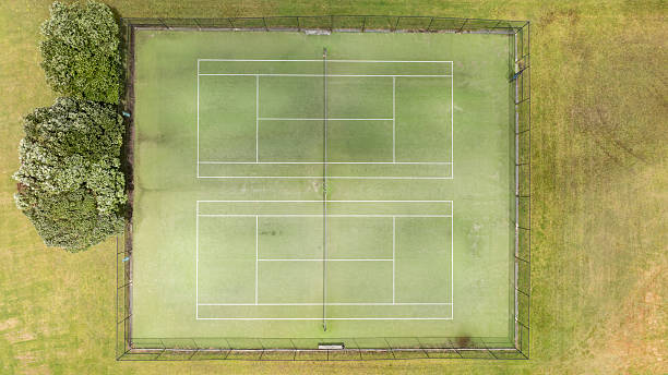 istock Tennis Court From Above 2250625711