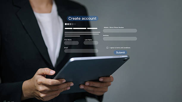 istock Online Registration and Digital Account Creation on Tablet 2250629413