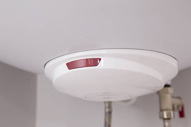 istock Close-up of the water heater indicator. 2250641646