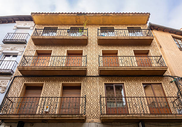 Traditional architecture in Segovia old town, Spain