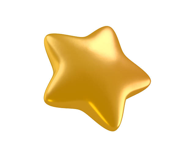 istock 3D Golden Glossy Star 2250665456