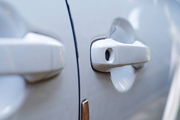 istock close up of the car door handle 2250690257