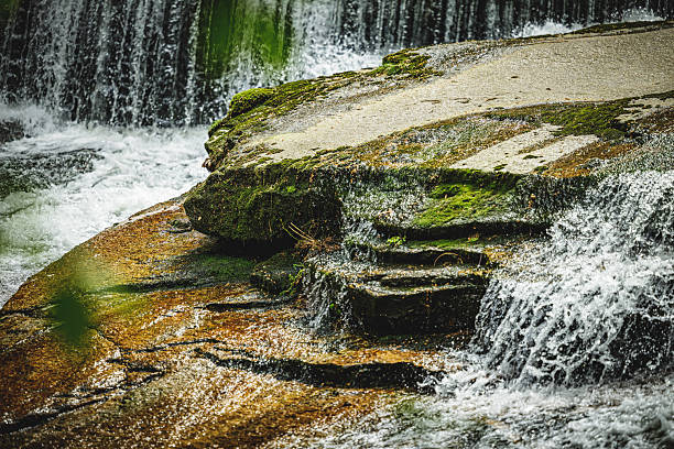 Waterfall. Close-up.