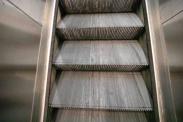 Italy, Naples: escalators in the Naples subway