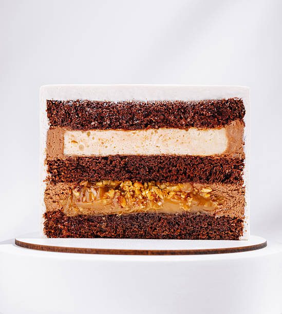 istock A decadent layered chocolate cake shows off its rich fillings 2250694210