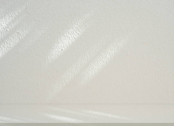 istock Background design cream wall room studio with shadow, soft reflect light on floor for product presentation.Minimal Backdrop background mock up in cloud dancer color for Spring summer 2026 trend 2250698657