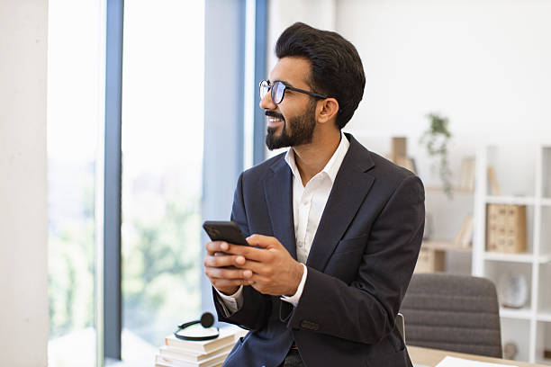 istock Arabian Businessman Using Smartphone 2250698755