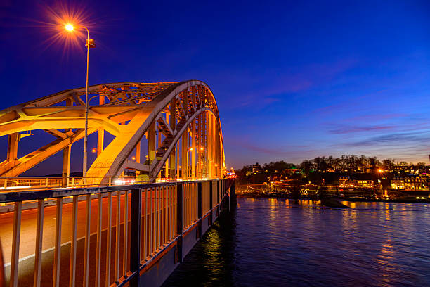 istock Nijmegen skyline at the river Waal during sunset 2250701803