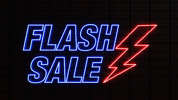 istock FLASH SALE Fake Neon With Dark Background 2250717615