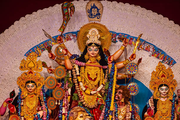 istock Handmade idol of goddess durga 2250723883
