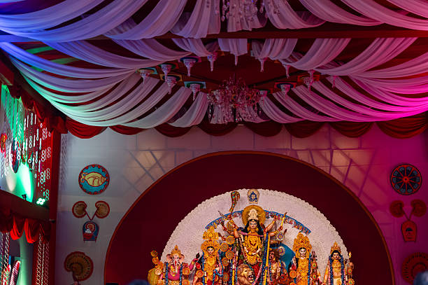 istock Handmade idol of goddess durga 2250723948