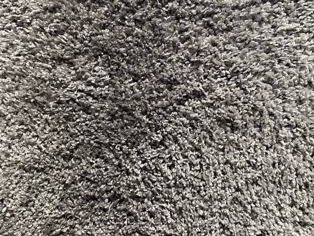 Soft Gray Shaggy Carpet Texture – Plush Modern Home Flooring Background