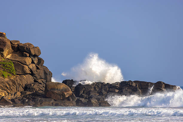 istock Powerful Ocean Waves Crashing Against Coastal Rocks in Sri Lanka 2250736355