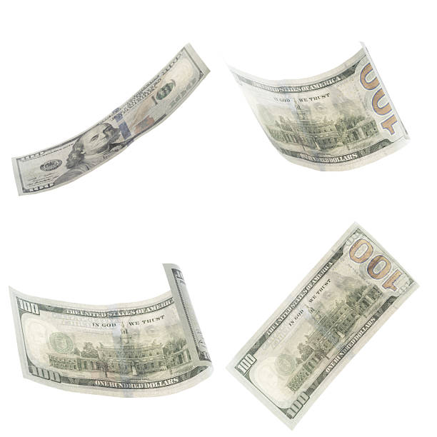 istock Currency bills float in mid-air, capturing movement and detail in their design 2250747670
