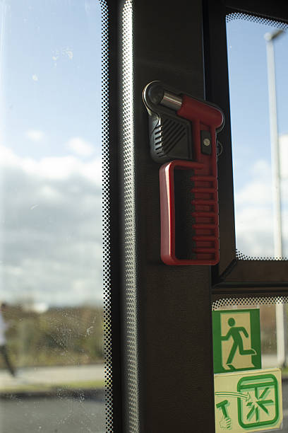 istock Emergency tools and signs clearly displayed for safety access 2250754008