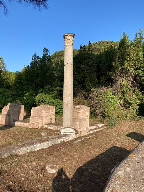 istock Ancient Pillars in Roman Ruin Site 2250754969
