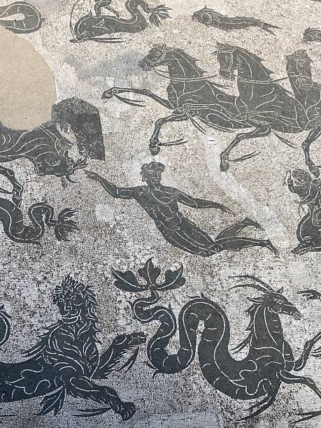 istock Mosaic with Sea Creature and Mythological Designs 2250755029