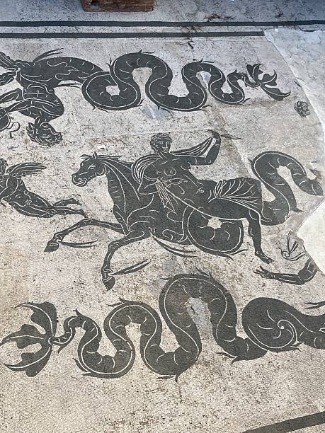 istock Mosaic with Sea Creature and Mythological Designs 2250755203