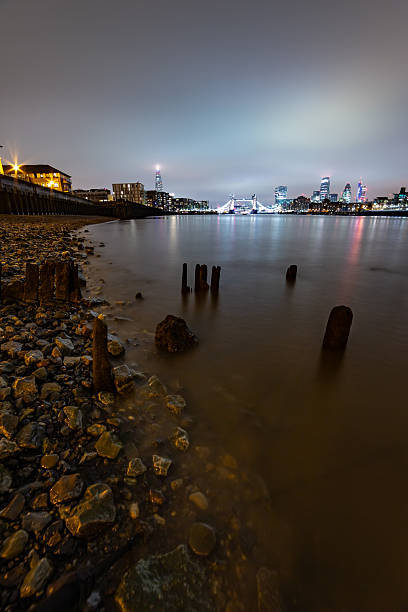 Aerial view of London and the Tower Bridge, England, United Kingdom