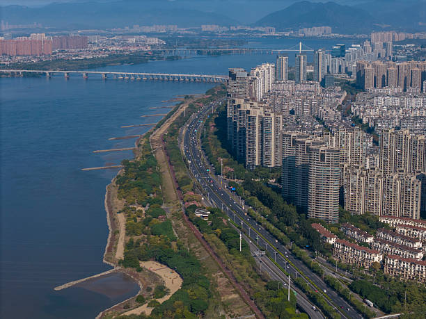 istock Urban Skyline View Overlooking a River 2250759142