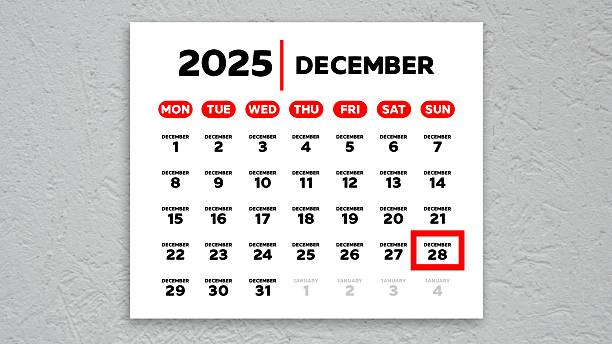 istock The date December 29th marked with a red cursor on the wall calendar 2025 2250759982