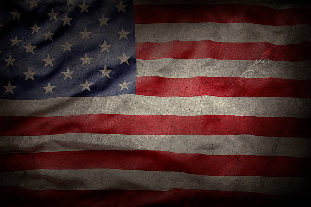 istock Grunge American flag 2250764805