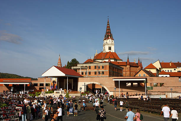 Marija Bistrica, Croatia - September 8, 2024: Basilica Assumption of the Virgin Mary in Marija Bistrica, Croatia