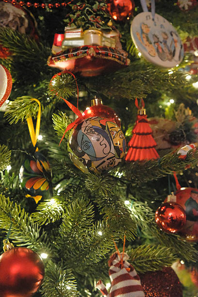 istock Detail of decorations on a Christmas tree 2250771277