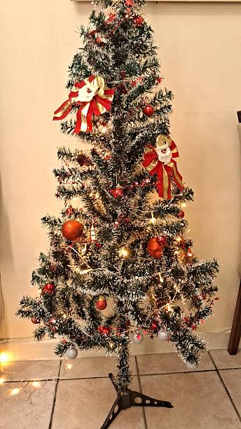 istock Christmas tree in the living room 2250775111