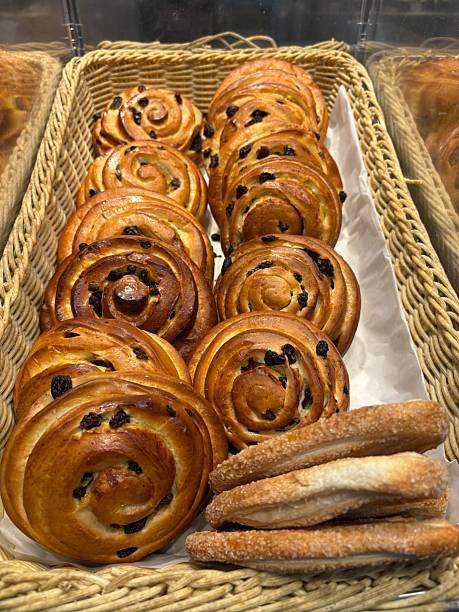 istock fresh delicious buns with raisins 2250800798