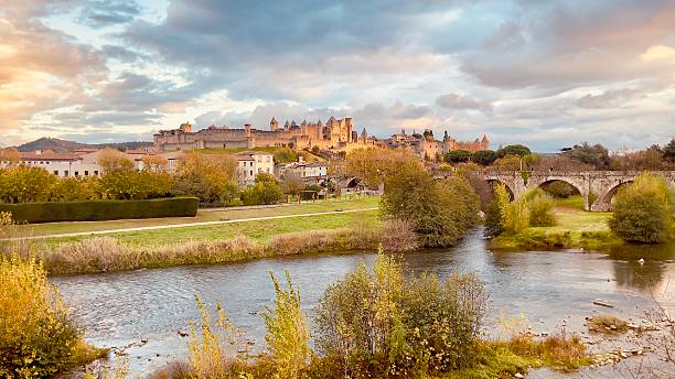 istock Carcassonne  november 2025 on a partly sunny day 2250809606