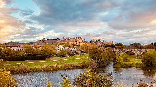 istock Carcassonne  november 2025 on a partly sunny day 2250809624