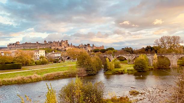 istock Carcassonne  november 2025 on a partly sunny day 2250809654