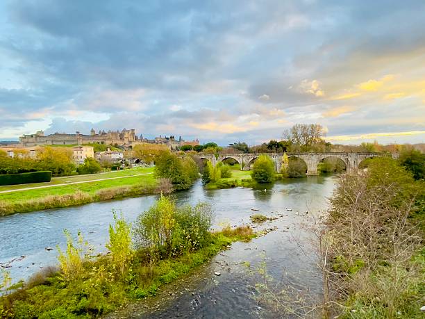 istock Carcassonne  november 2025 on a partly sunny day 2250809669