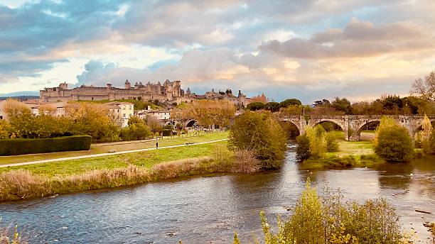 istock Carcassonne  november 2025 on a partly sunny day 2250809683