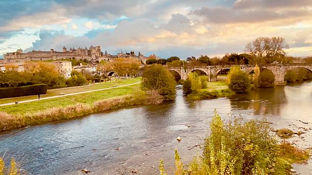 istock Carcassonne  november 2025 on a partly sunny day 2250809716