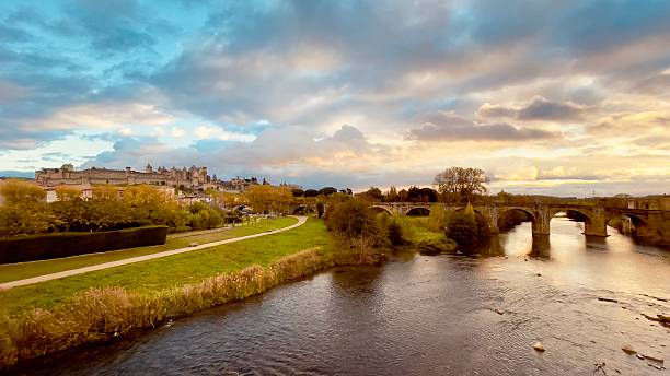 istock Carcassonne  november 2025 on a partly sunny day 2250809720