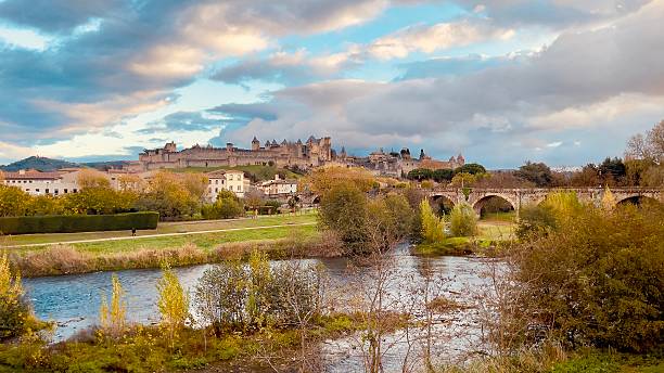 istock Carcassonne  november 2025 on a partly sunny day 2250809771