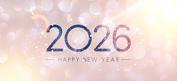 istock Elegant 2026 Happy New Year Background with Bokeh Lights 2250815577