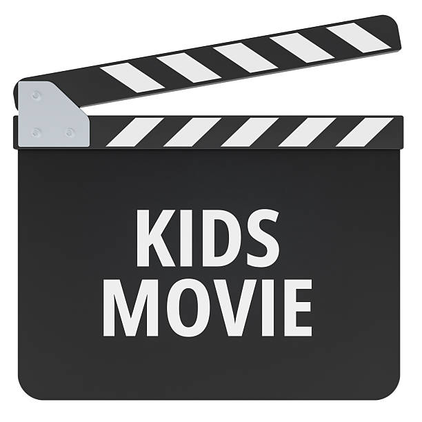 istock Kids Movie concept with clapperboard. 3D rendering 2250829312