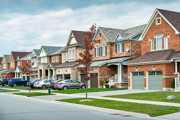 istock Detached Brick Houses New Residential District 2250830817