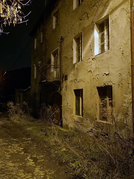Sosnowiec, Poland. The old workers' district. A dying old workers' district located near the former Katarzyna steelworks and the Fitzner i Gamper plant.