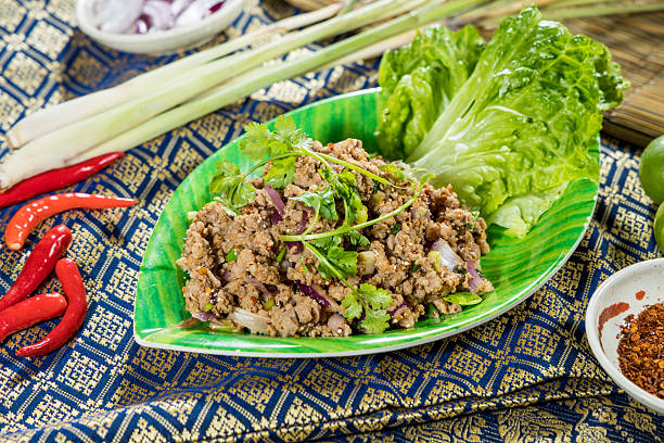 istock thai larb salad with herbs and lime 2250848662