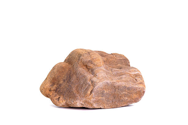 istock Natural rocks, black rough mountain rocks, red hard rocks for construction work on white background. 2250862500