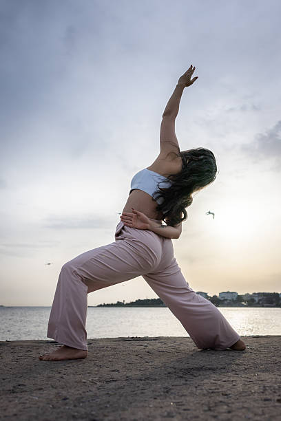 istock Iranian woman is exercising on the outside. 2250862843