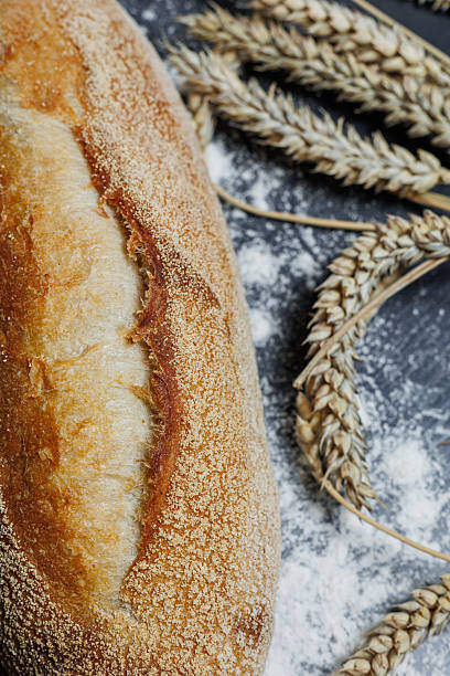 istock Fragrant whole grain bread without yeast. Bread on natural sourdough. Wheat bread 2250875628