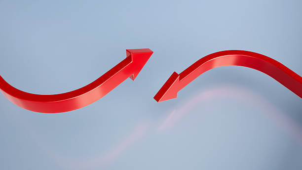 istock Red Arrows Pointing in Opposite Directions 2250878381