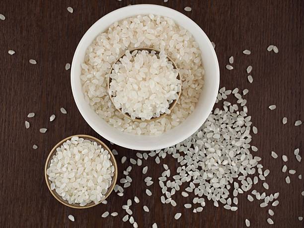 istock Organic White Rice, Cooking Ingredients 2250900272