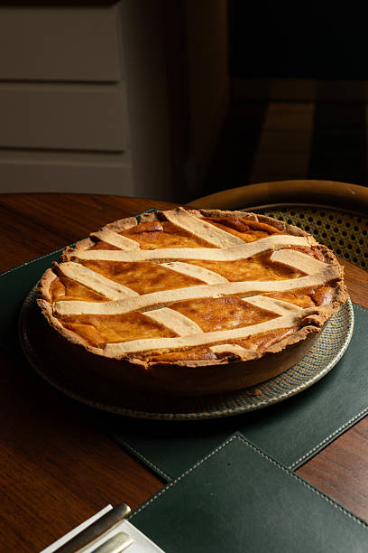 istock Neapolitan pastiera on a plate at a restaurant 2250906461
